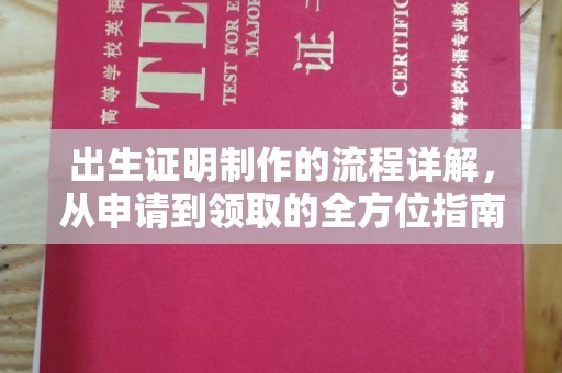 信州出生证明制作的流程详解，从申请到领取的全方位指南